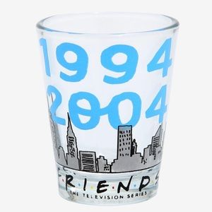 NWT Friends Tv Show New York Skyline Year Shot Mini Glass